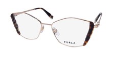 FURLA VFU770W CAT EYE EYEGLASS FRAME/GLASSES PREMIUM SEGMENT LUXURY DESIGNER HOT