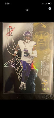 2025 Topps Signature Class Jordan Addison Vikings #87 Serial #3/10