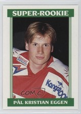 1992-93 Semic Hockey Norwegian Elite Series Super-Rookie Pal Kristian Eggen 0cp0
