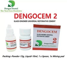Dengen Dengocem 2 Permanent White Teeth Tooth Filling Kit Repairs(Free Shipping)