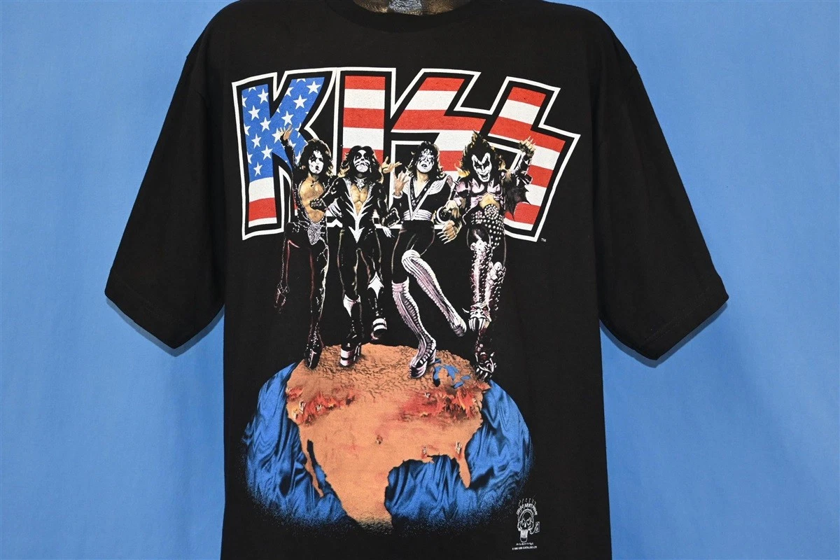 Kiss Tour T Shirt In Men's Vintage T-Shirts for sale | eBay