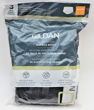 Gildan Men's Cotton Mid Rise Briefs Multi Color 3 Pack Size M Medium