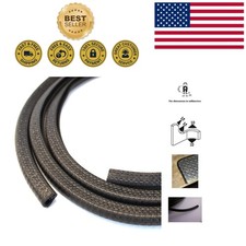 Black Edge Trim 3ft for Automotive  Marine Use, Flexible PVC Rubber Protection