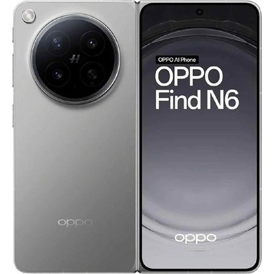 Oppo Find N6 5G Stellar Titanium 512GB + 16GB Dual-SIM Unlocked GSM NEW