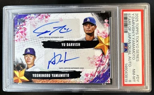 2025 Topps Yoshinobu Yamamoto World Tour Domination Autographs (Raw)