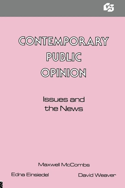 Maxwell Mccombs | Contemporary Public Opinion | Taschenbuch | Englisch (1991)-image