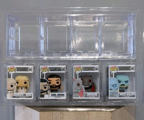 Funko Bitty POP! Game of Thrones 4-Pack Vinyl Figures Drogon Walker Khal & Bride