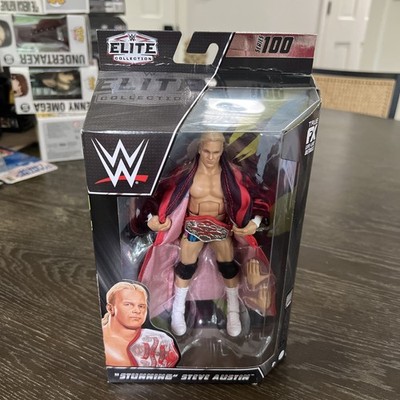 Stunning Steve Austin WWE Elite Series 100 Figure TV Title Belt Sealed MIP!