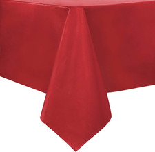 100 Waterproof Rectangle PVC Tablecloth - 54 x 78 Inch - Oil Proof Spill Proof