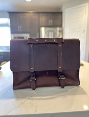 Early Era Satchel & Page Leather Original Briefcase- Excellent Condition RARE