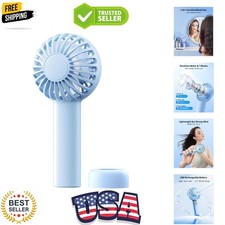 Mini Portable Fan - Rechargeable Handheld Fan, 3 Speeds Personal Small Hand G...
