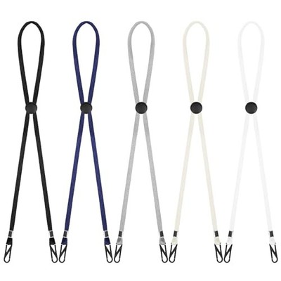 5 PCS Adjustable Hat Strap Clips, Removable Chin Strap for Cowboy, Work,