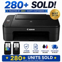Canon PIXMA TS3750i  All-In-One Inkjet Wireless Printer Copier Scanner with Inks