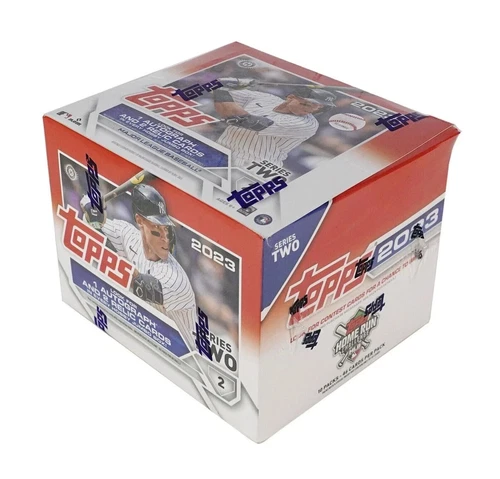 2023 TOPPS SERIES 2 HOBBY JUMBO Baseball SEALED Box  10 Packs 1 AUTO + 2 RELICS!