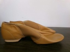 Pre-Owned Jazz Shoes Unbranded Adult 8M Tan Leather Split Sole