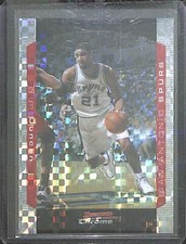 2004-05 Bowman Chrome Xfractor #12 Tim Duncan No 58 of 150