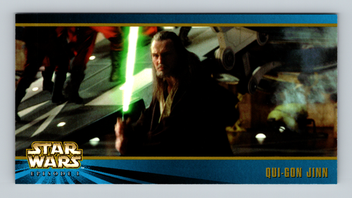 1999 Topps Star Wars Episode I Widevision Series 2 #2 QUI-GON JINN - Picture 1 of 2