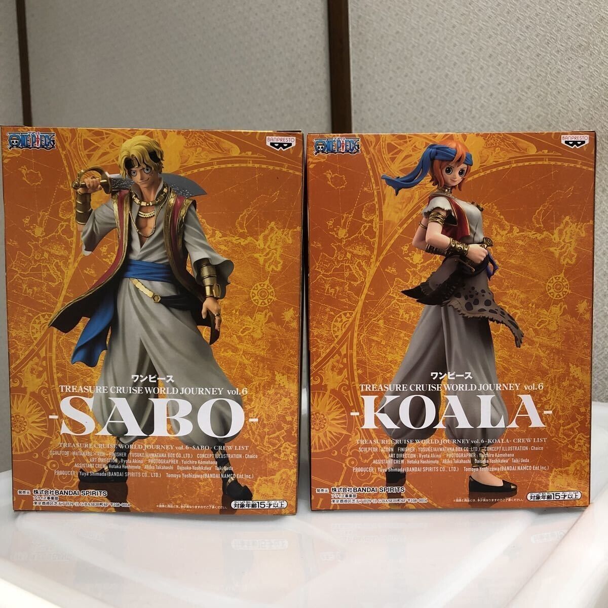 One Piece SABO KOALA Figure Set of 2 TREASURE CRUISE WORLD One Piece SABO KOALA Figure Set of 2 TREASURE CRUISE WORLD
