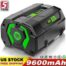 For EGO Power 56V 9.6Ah Lithium Ion Battery+ BA4200 BA2800T LB4800 W/ Fuel Gauge