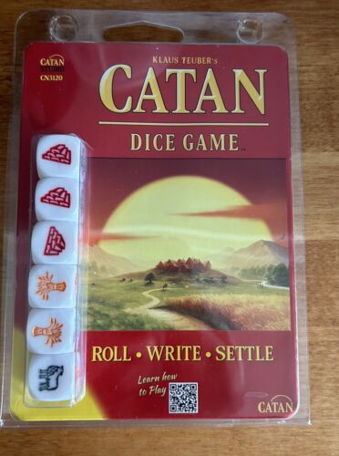 NEW, SEALED Catan Dice Game by Klaus Teuber - Clamshell Edition CN3120 - Photo 1 sur 2