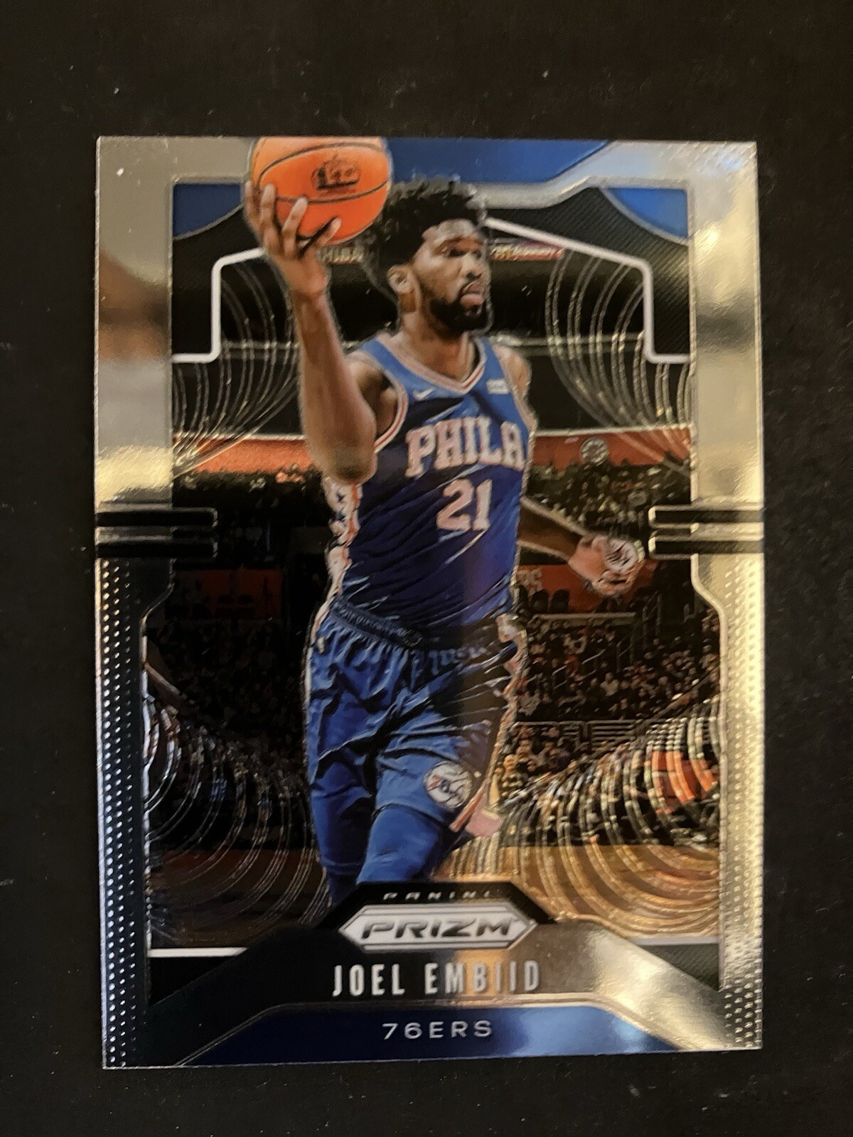 2019-20 Panini Prizm Joel Embiid #199 Philadelphia 76ers