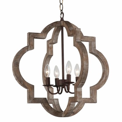 Vintage Retro Iron Wooden Chandelier Rustic Metal And Wood Ceiling Pendant Ch 700713036425 Ebay