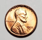 1955 S LINCOLN WHEAT PENNY UNC #C3260