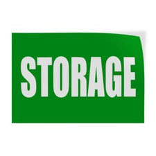 Decal Stickers Storage Promotion Business Vinyl Store Sign Label Business