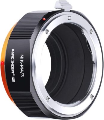 K&F Concept Lens Mount Adapter for Nikon AI/F Lens to Micro 4/3 MFT M43 Cameras