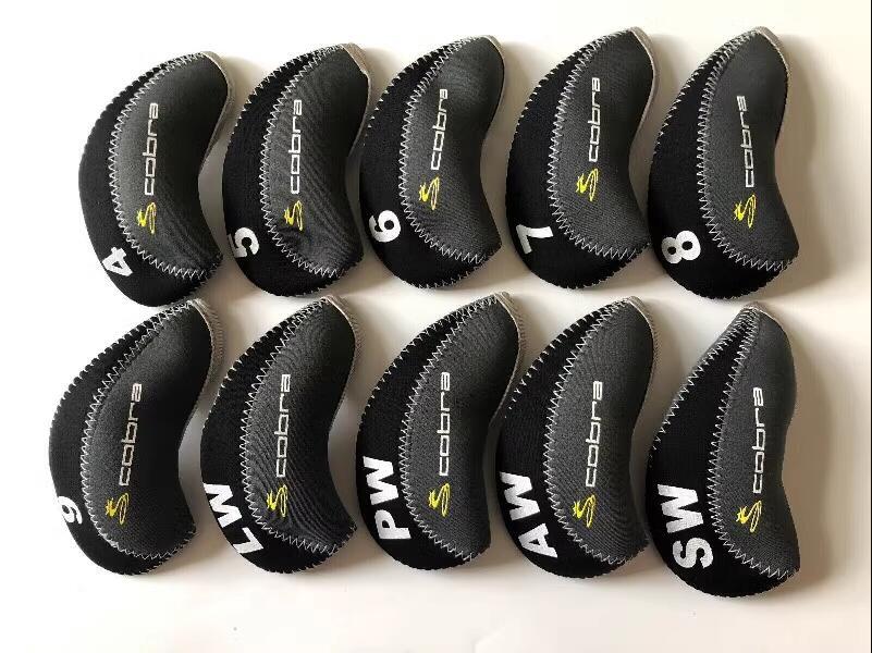 Iron Covers Headcover For Cobra Golf Club Caps Neoprene 4-9 Aspl+w