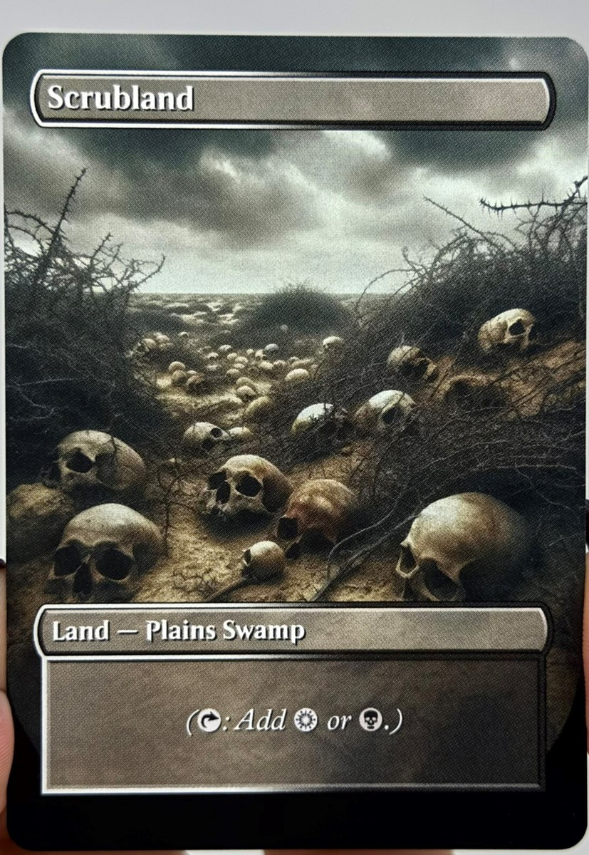 Scrubland Proxy Card with Custom designed art | eBay