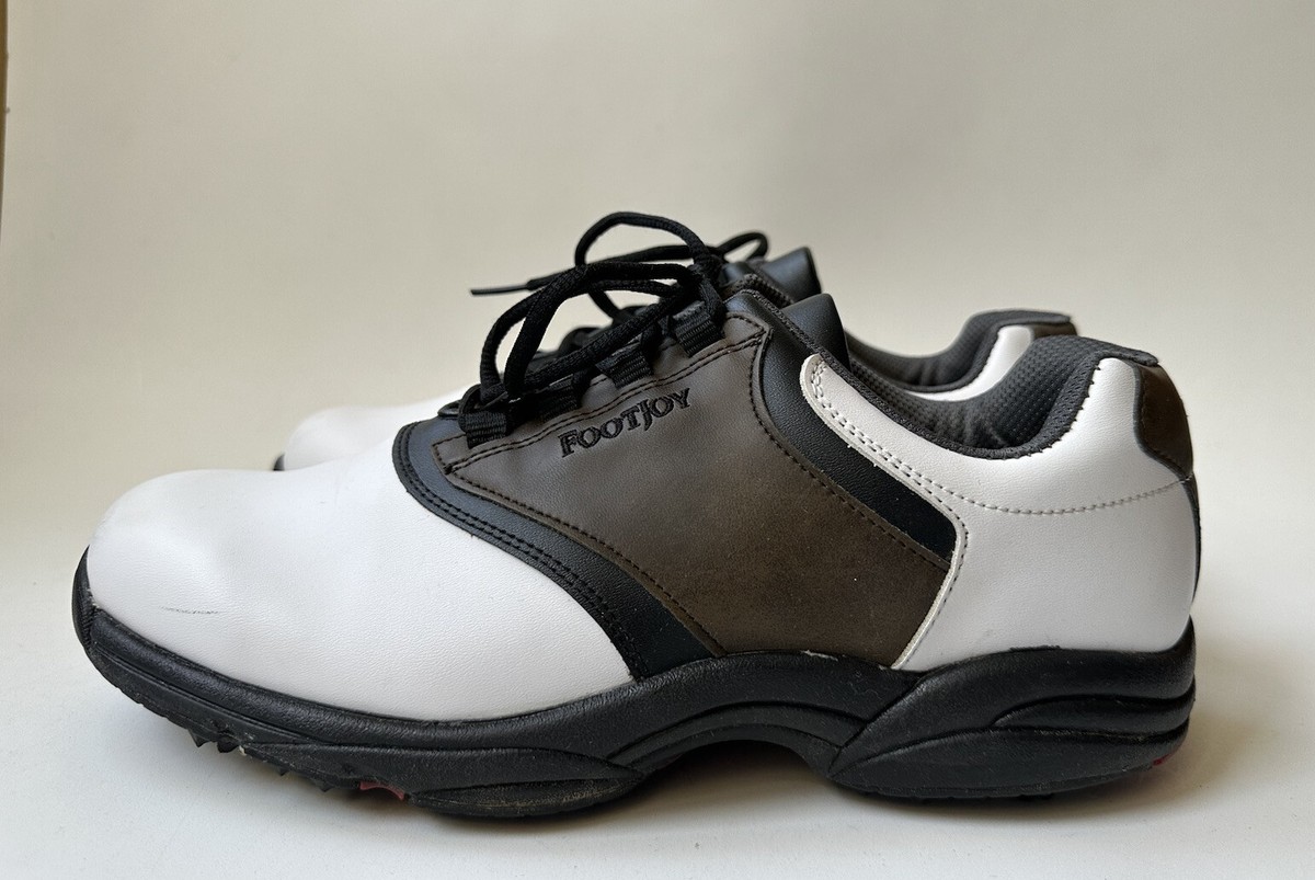 Footjoy Greenjoy Classics Saddle Golf Oxfords Dress Comfort Footwear Sport sz 13 FootJoy GreenJoys Mens 13 M Golf Shoe Brown/White Saddle  main image 2