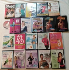 21 DVD Exercise Power Punch Kettlebell Wavemaster Yoga Fit Board Dance Workout