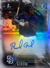 2016 Bowman Chrome Prospect Autographs#CPA-RG Ruddy Giron  Refractor /499