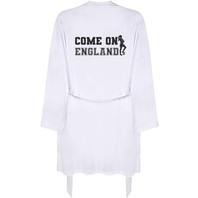'Come On England' Adult Dressing Robe / Gown (RO040153)
