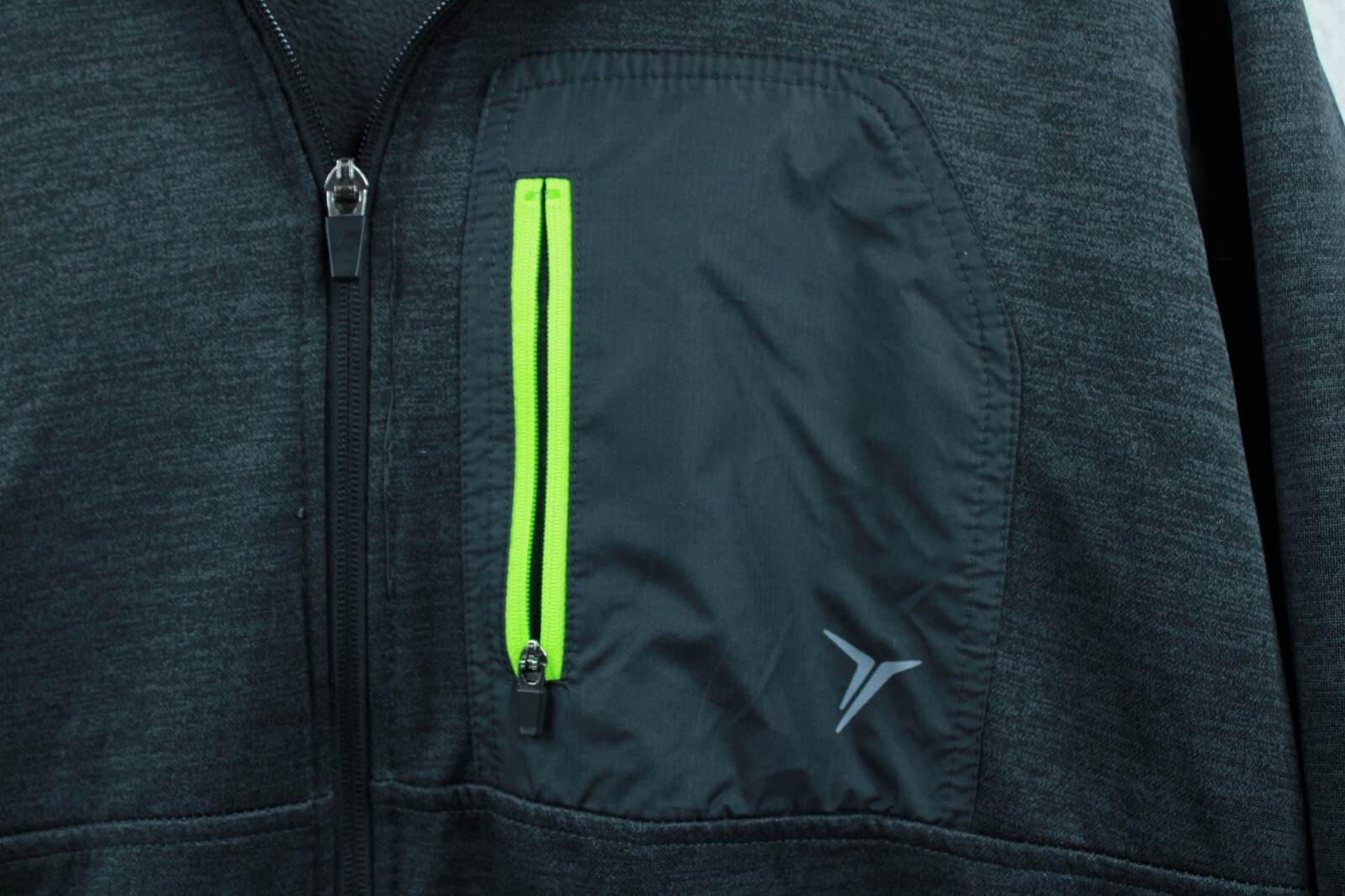 Old Navy Active Mens Black 1/4 Zip Long Sleeve Activewear Shirt Size