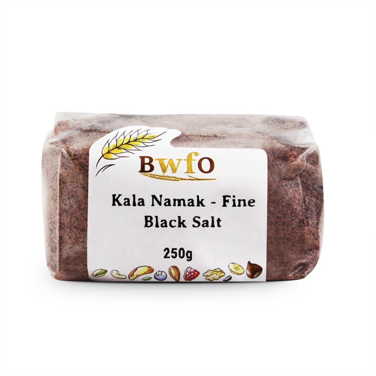 Kala Namak - Fine Black Salt 250g | BWFO | Free UK Mainland P&P