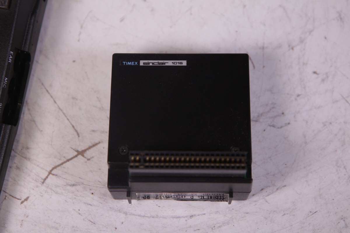 Sinclair ZX8I Basic Programming w/ Timex 1016 Module As Is