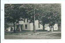 1915 postmark RPPC Postcard DETROIT MICHIGAN two Girls White Dresses Grand House