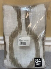 Elrene Home RENZO Room Darkening Grommet Linen Window Panel 52" x 84" NEW