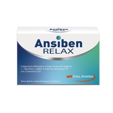 Pool Pharma Ansiben Relax Integratore contro Ansia e Stress, 15 Compresse