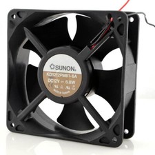 1pc 12V 6.8W 2-wire Double Ball Cooling Fan  KD1212PMB1-6A 12038 12cm