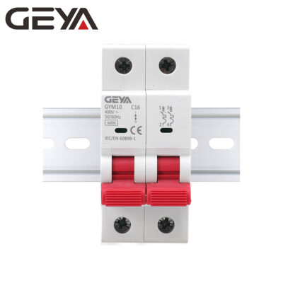 GEYA AC Mini Circuit Breaker 2P 6/10/16/25/32/40/50/63A 6kA C Curves Safe Switch