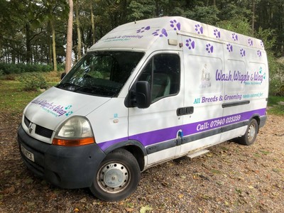 mobile dog grooming vans for sale uk