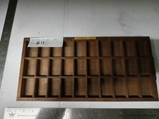 3035 Original Hamilton Quarter Case Drawer  Letterpress 15x7.25 20's-30's #11