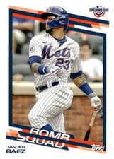 2022 Topps Opening Day Bomb Squad #BS-19 Javier Baez New York Mets