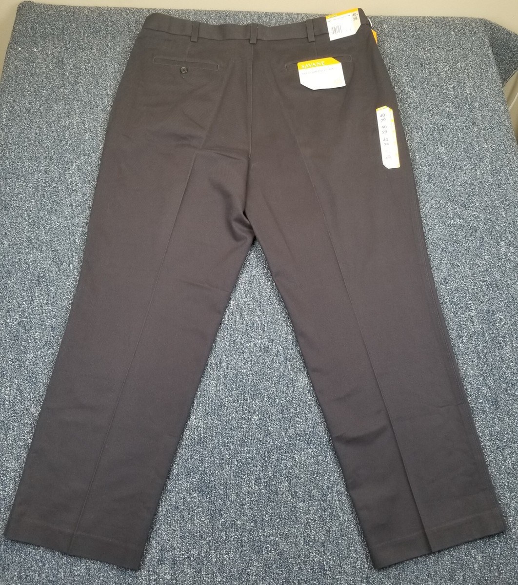 Dress Pant Savane Chino Pants Savane Pants Men's 40x29 Navy
