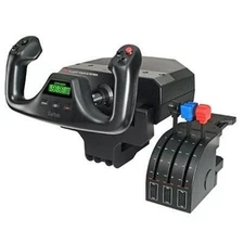 Saitek Pro Flight Yoke System PZ44 With Throttle Tested And Working