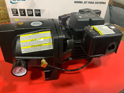 Leo 1HP Cast Iron Shallow Well Jet Pump dual Voltage 1100GPH  ￼