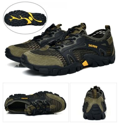 Hiking Trekking Shoes Male Outdoor Sports Sneakers Climbing Water Aqua Footwear